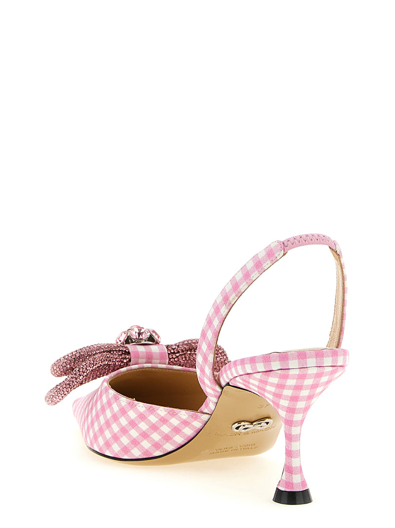 Escarpins mi-hauts MACH & MACH multicolores façon coton