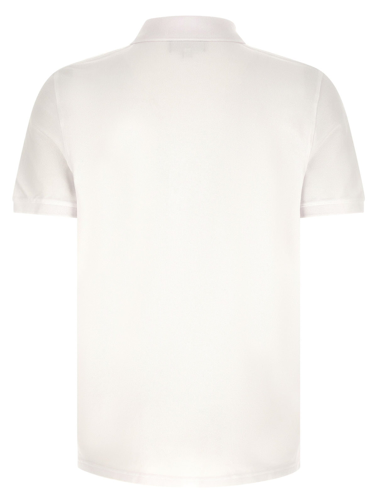 Polo en coton blanc Maison Kitsuné