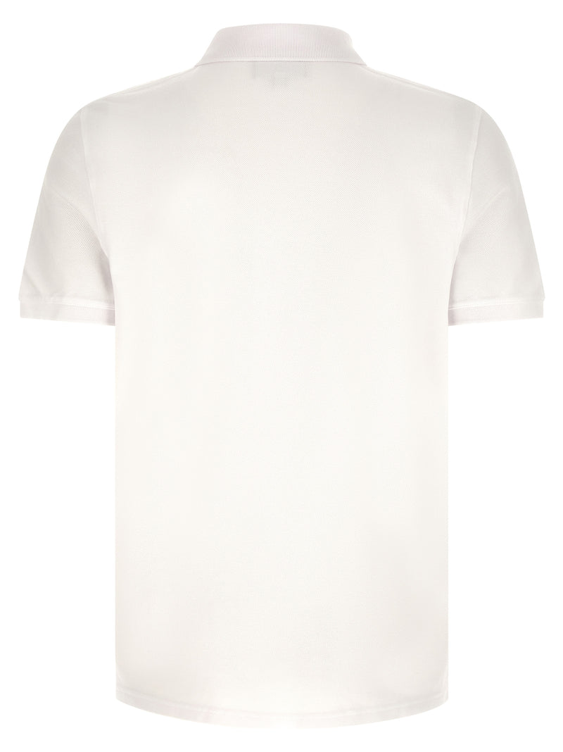 Maison Kitsuné White Cotton Polo Shirt
