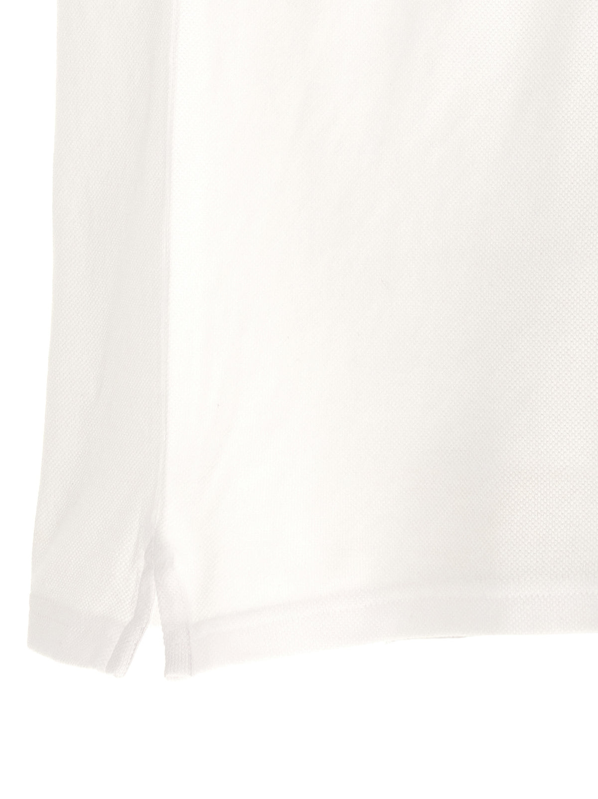 Polo en coton blanc Maison Kitsuné