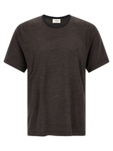 T-shirt en laine marron Saint Laurent
