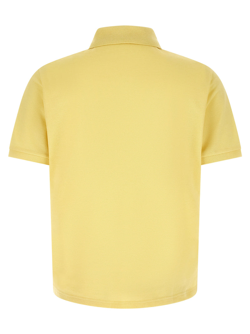 Saint Laurent Bicolor Cotton Polo Shirt - Iconic Style in Yellow