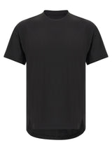 Y-3 Black Polyester Running T-Shirt for Men