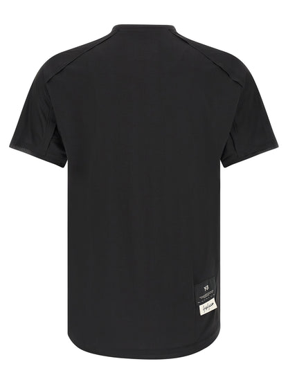 Y-3 Black Polyester T-Shirt