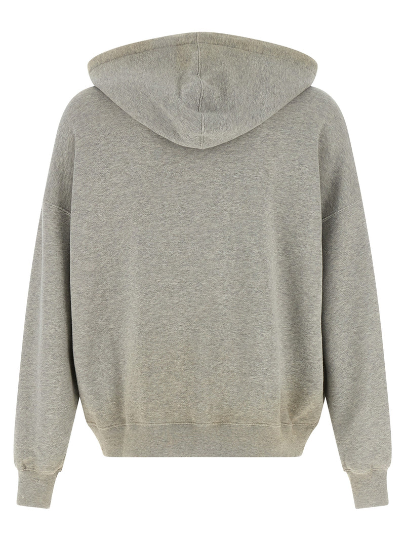 Golden Goose Journey Mélange Gray Cotton Hoodie