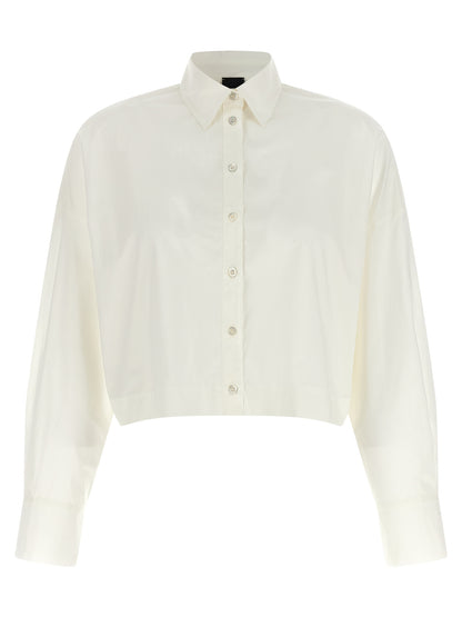 PINKO White Cotton Blouse