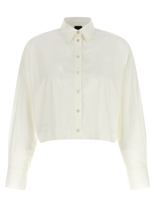 PINKO White Cotton Blouse