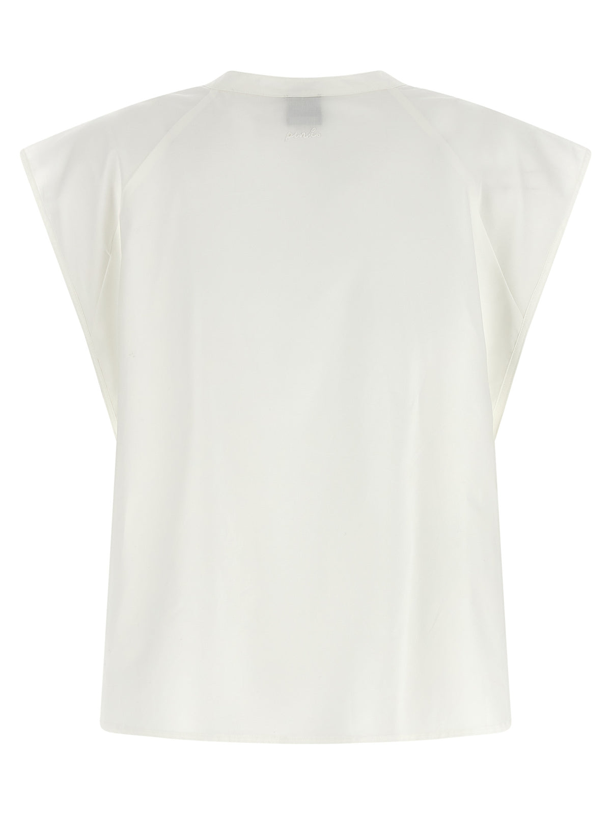 PINKO Apecchio White Cotton Blouse - Elegant Women's Wear