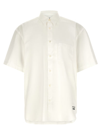 Comme Des Garçons White Cotton Blouse
