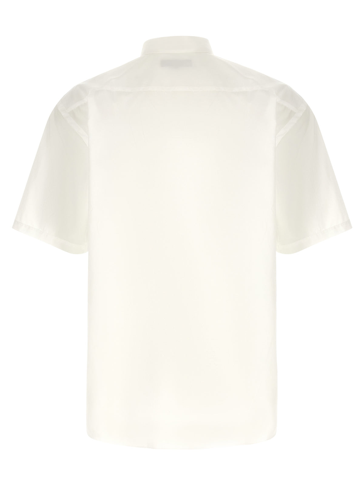 Comme Des Garçons White Cotton Blouse - Timeless Elegance