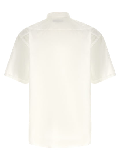Comme Des Garçons White Cotton Blouse