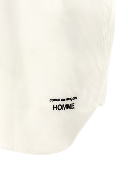Comme Des Garçons White Cotton Blouse