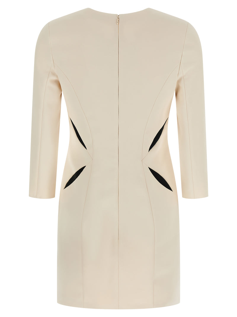 Robe Courte Bicolore en Polyester Elisabetta Franchi