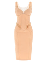 Robe mi-longue Elisabetta Franchi en polyamide multicolore