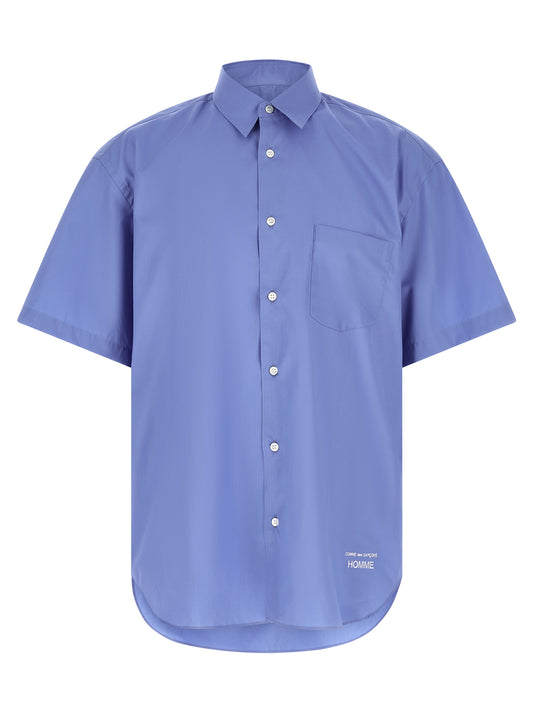 Comme Des Garçons Blue Cotton Blouse - Stylish & Comfortable
