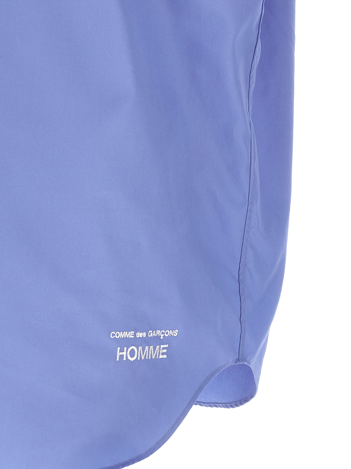 Comme Des Garçons Blue Cotton Blouse - Trendy and Stylish