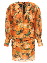 Robe courte PINKO en lyocell orange