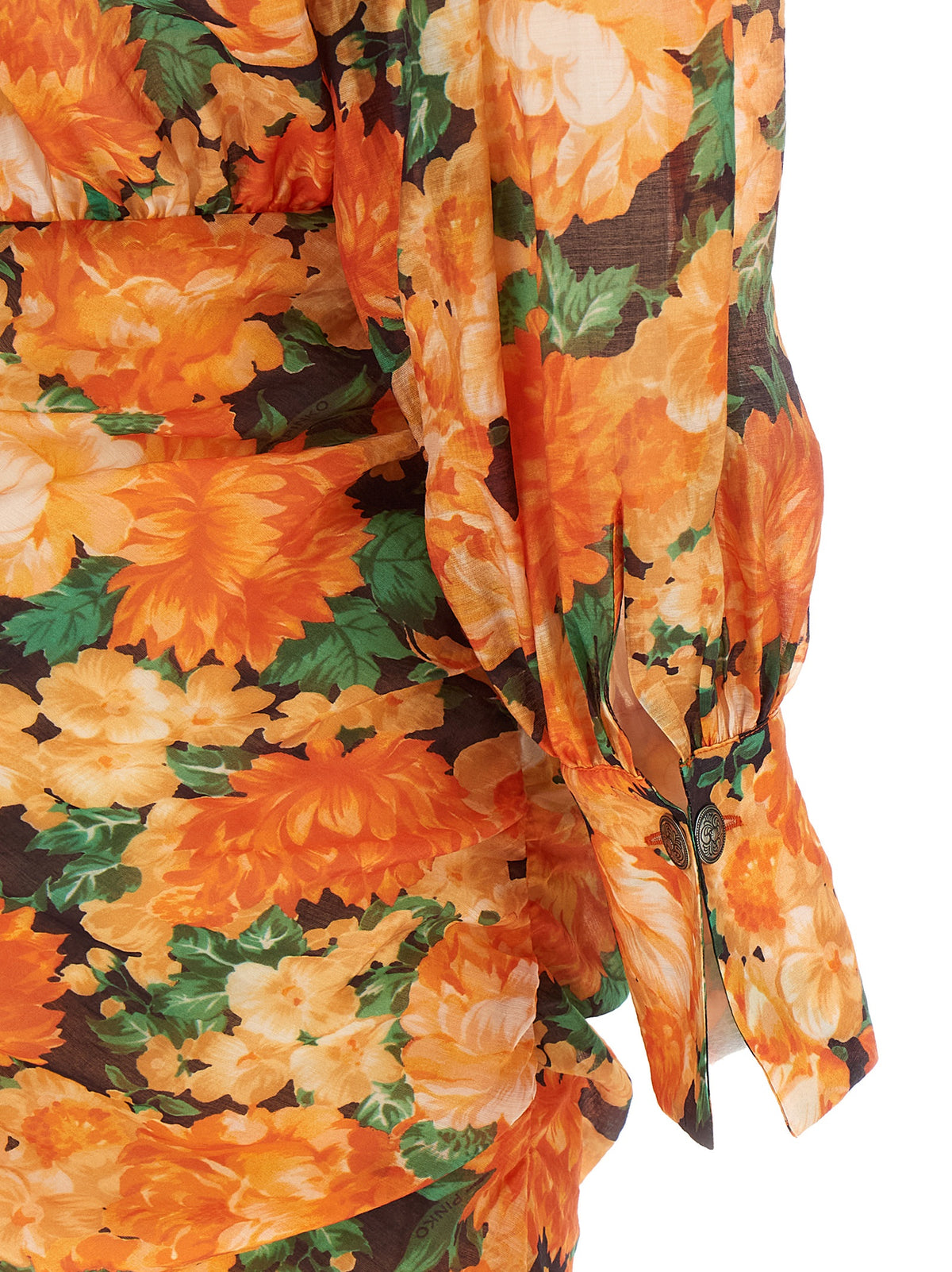 Robe courte PINKO en lyocell orange