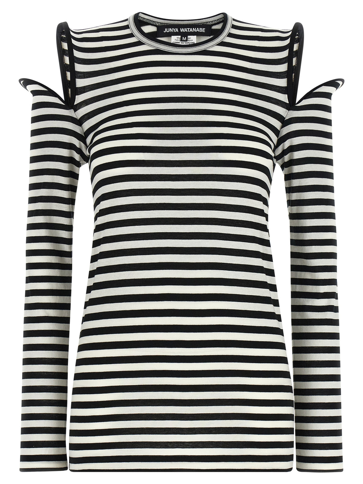 Junya Watanabe Bicolor Cotton T-Shirt - White/Black