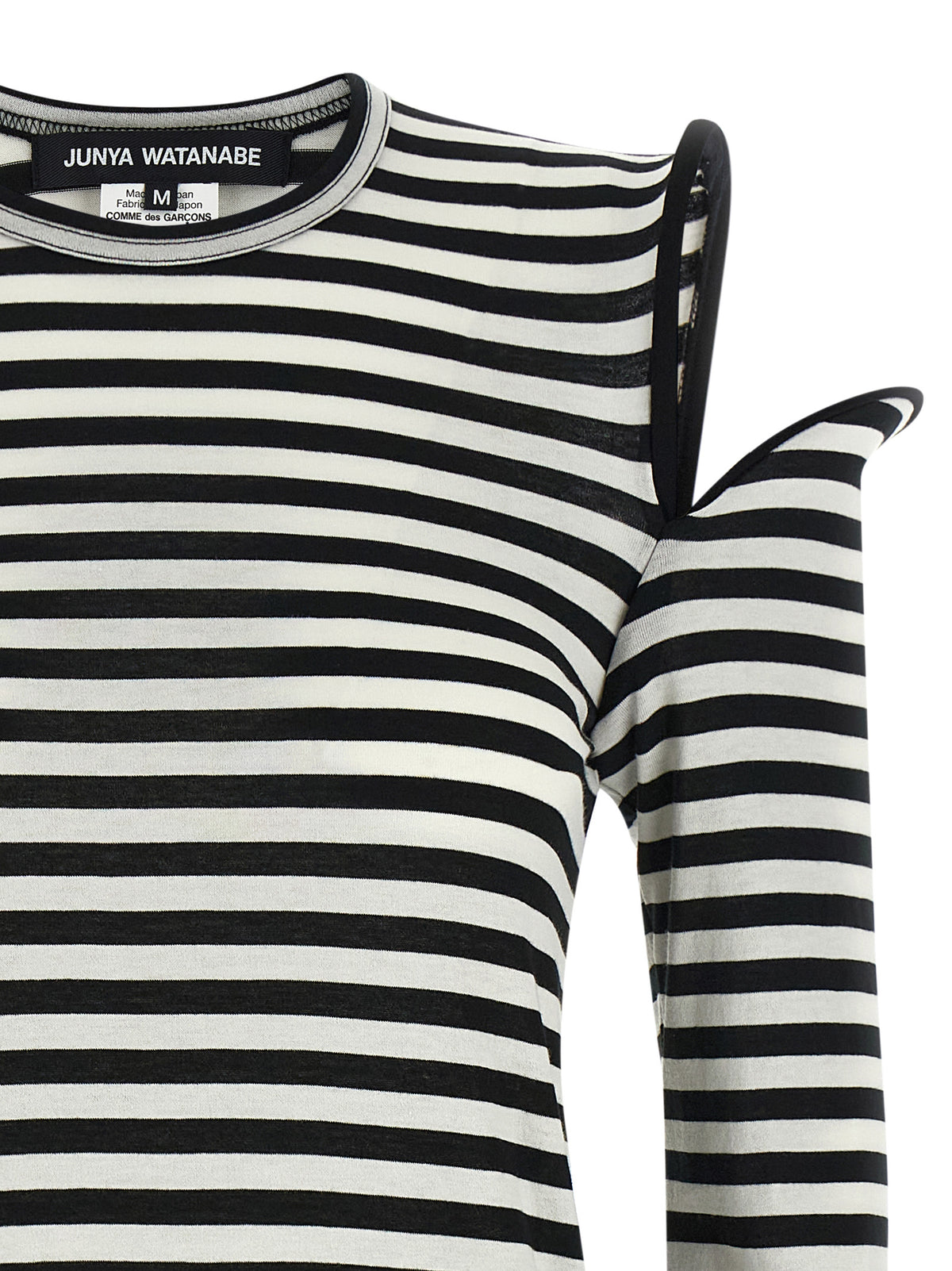 Junya Watanabe Bicolor Cotton T-Shirt - White/Black