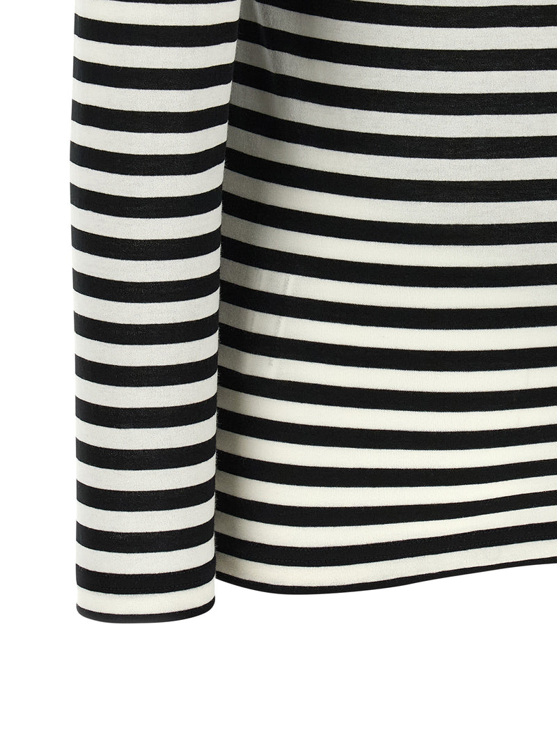 Junya Watanabe Bicolor Cotton T-Shirt - White/Black