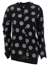Junya Watanabe Bicolor Wool Cardigan - White/Black
