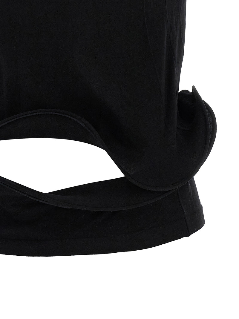 Junya Watanabe Black Nylon T-Shirt