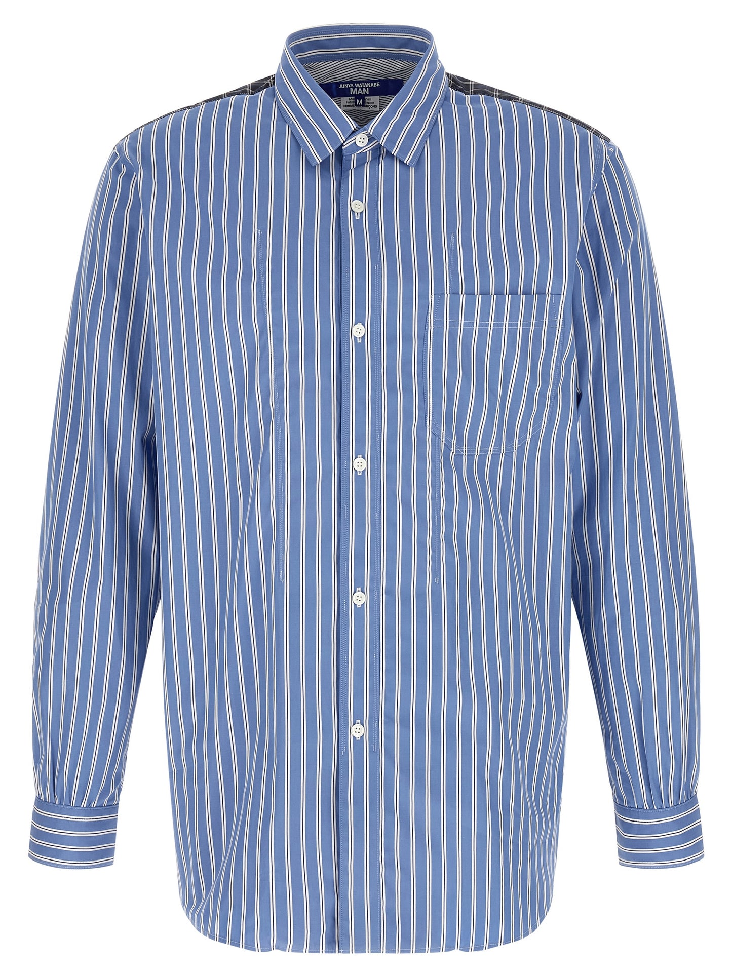 Junya Watanabe Blue Cotton Blouse