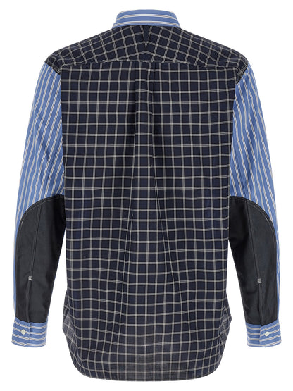 Junya Watanabe Blue Cotton Blouse