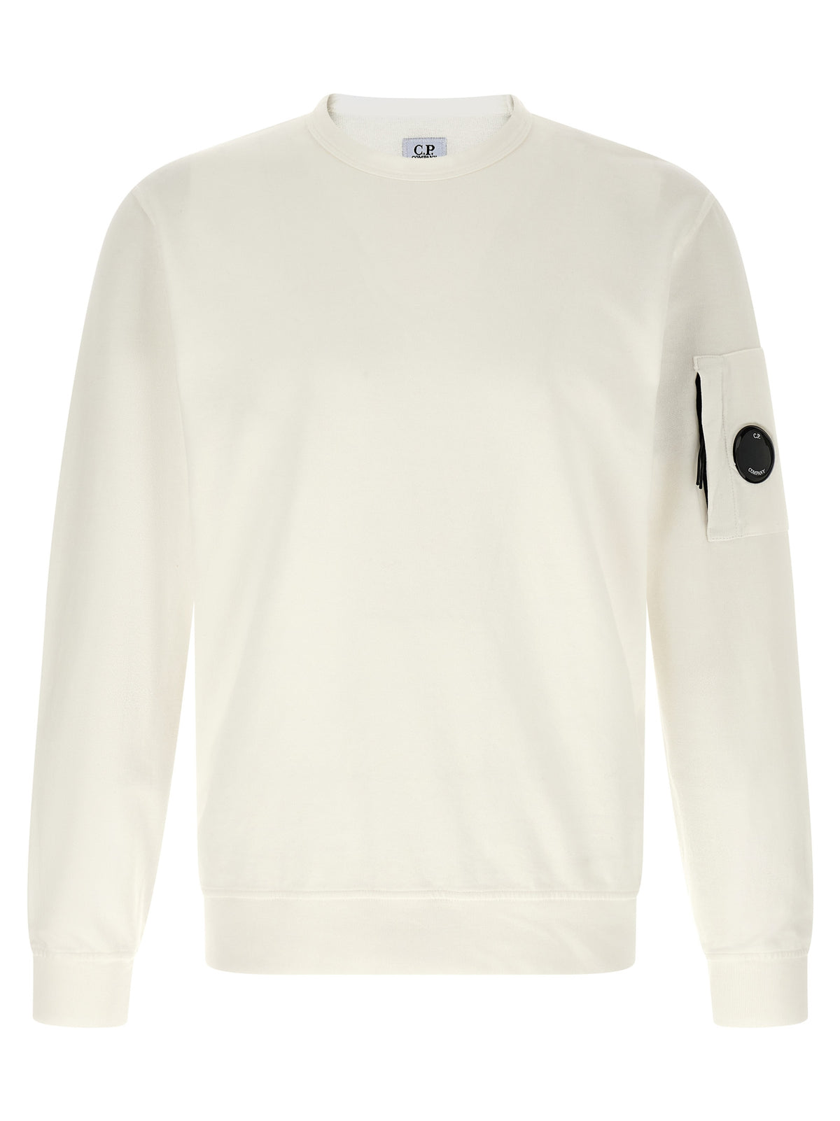 C.P. Company Sweat-shirt blanc en coton