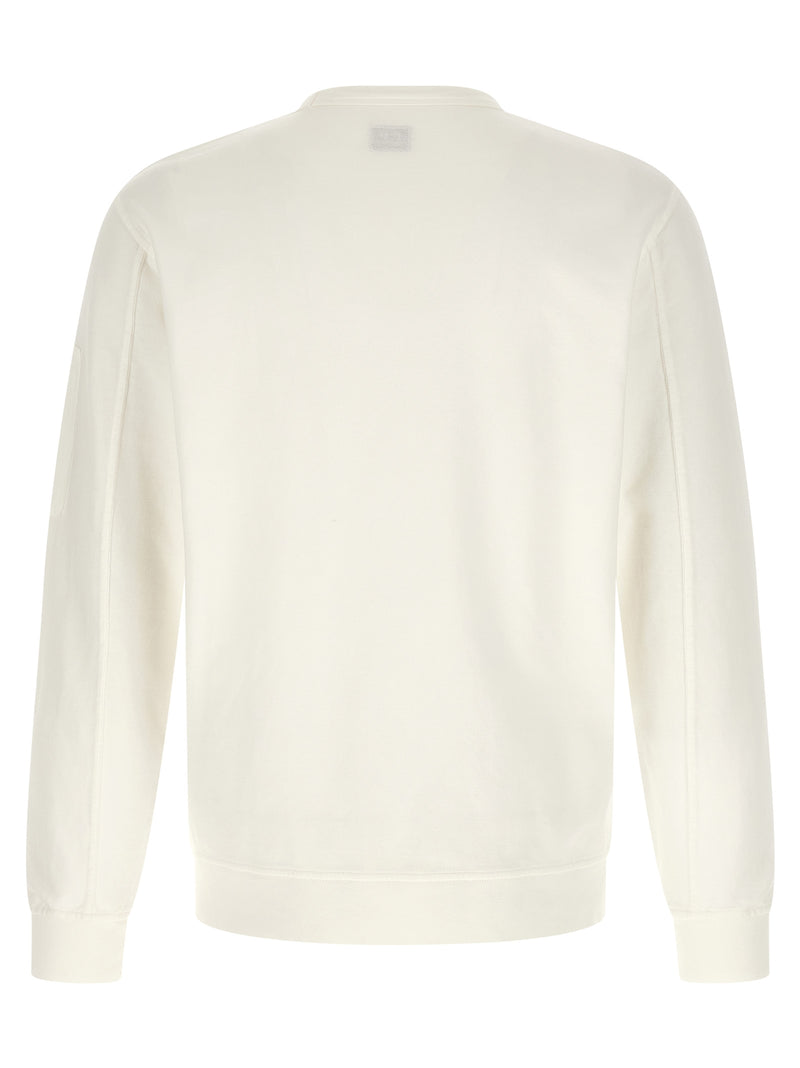 C.P. Company Sweat-shirt blanc en coton