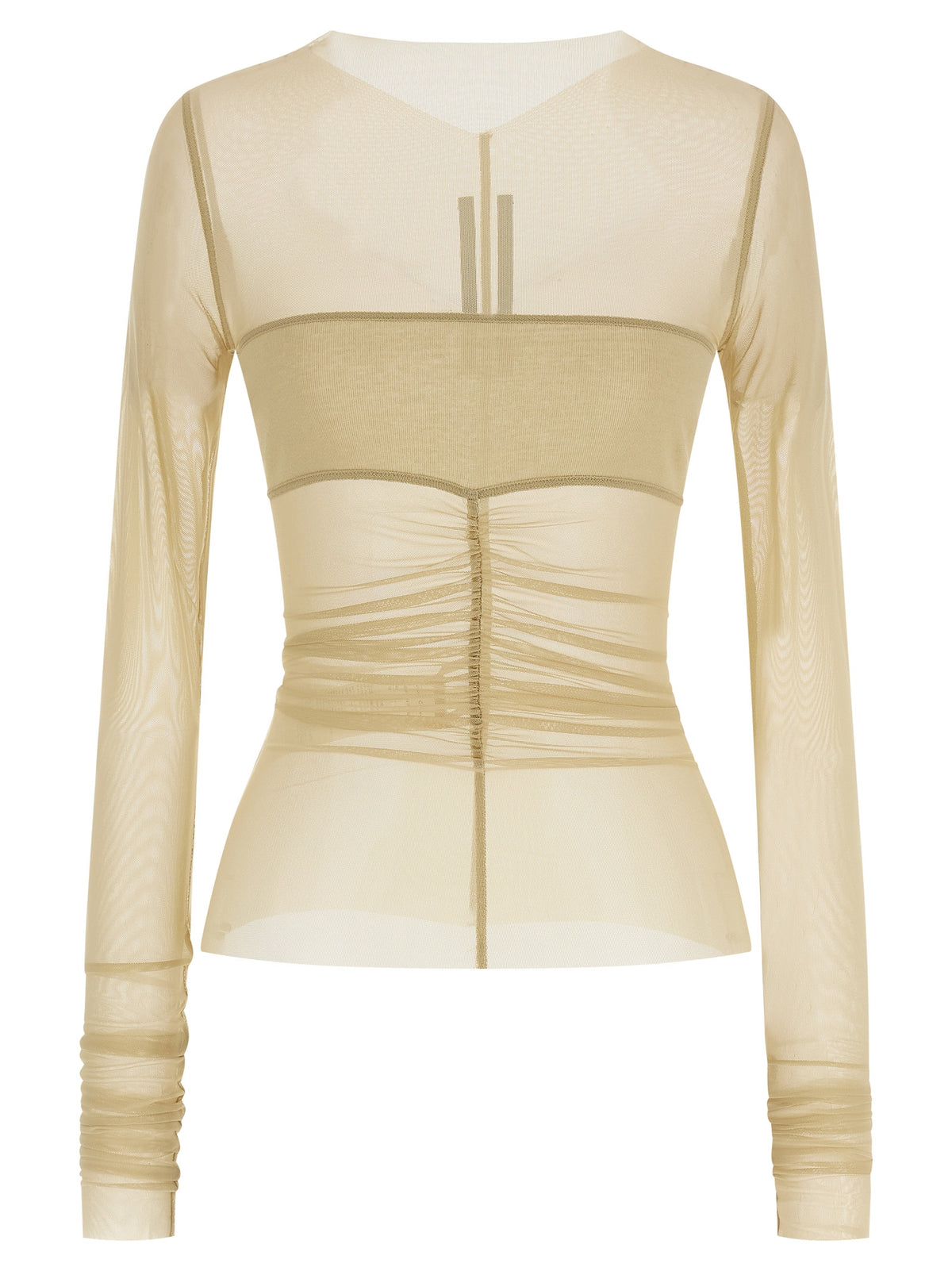Rick Owens Temple Beige Nylon Shirt for Women