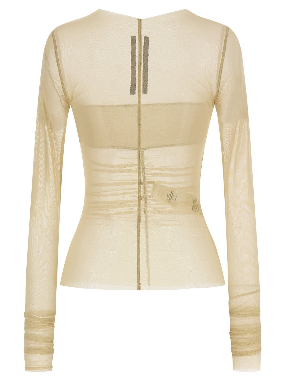 Rick Owens Temple Beige Nylon Shirt for Women