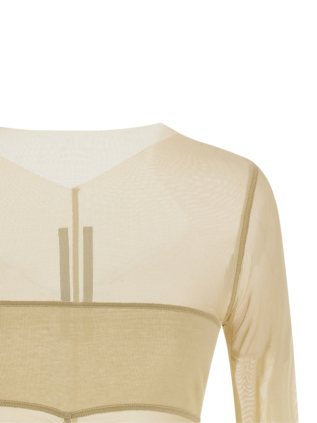 Rick Owens Temple Beige Nylon Shirt for Women
