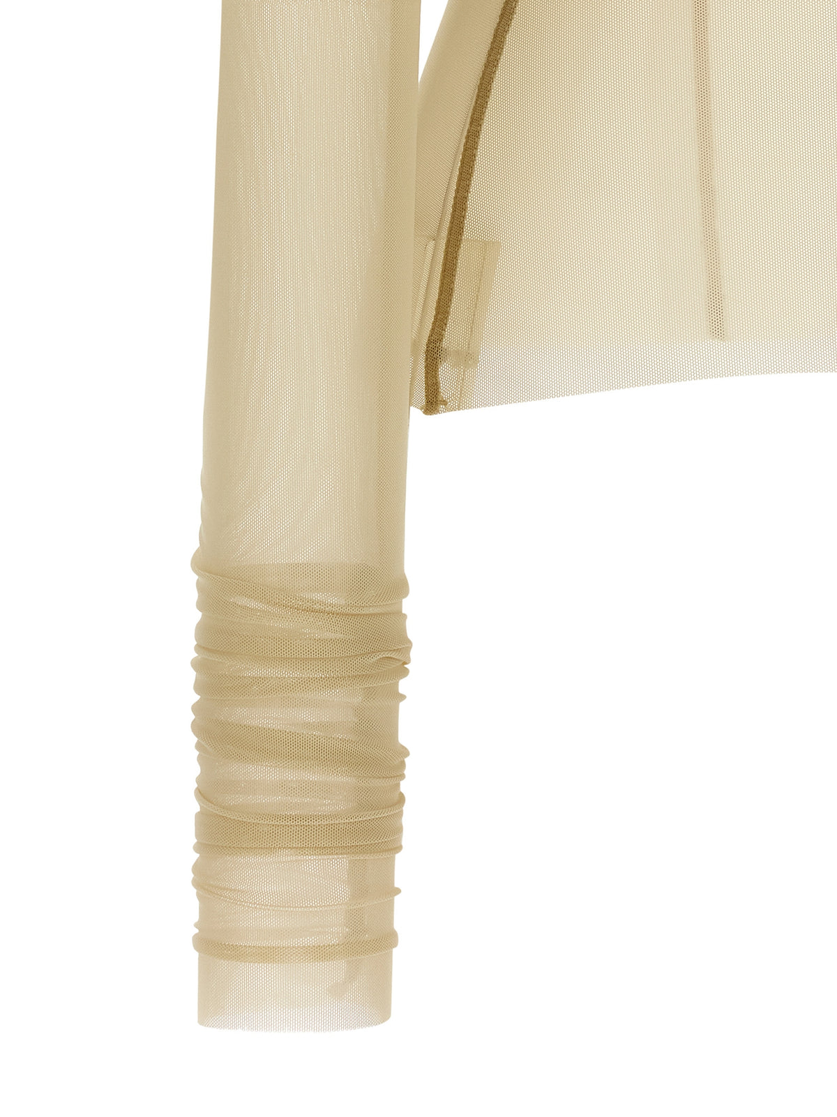 Rick Owens Temple Beige Nylon Shirt for Women