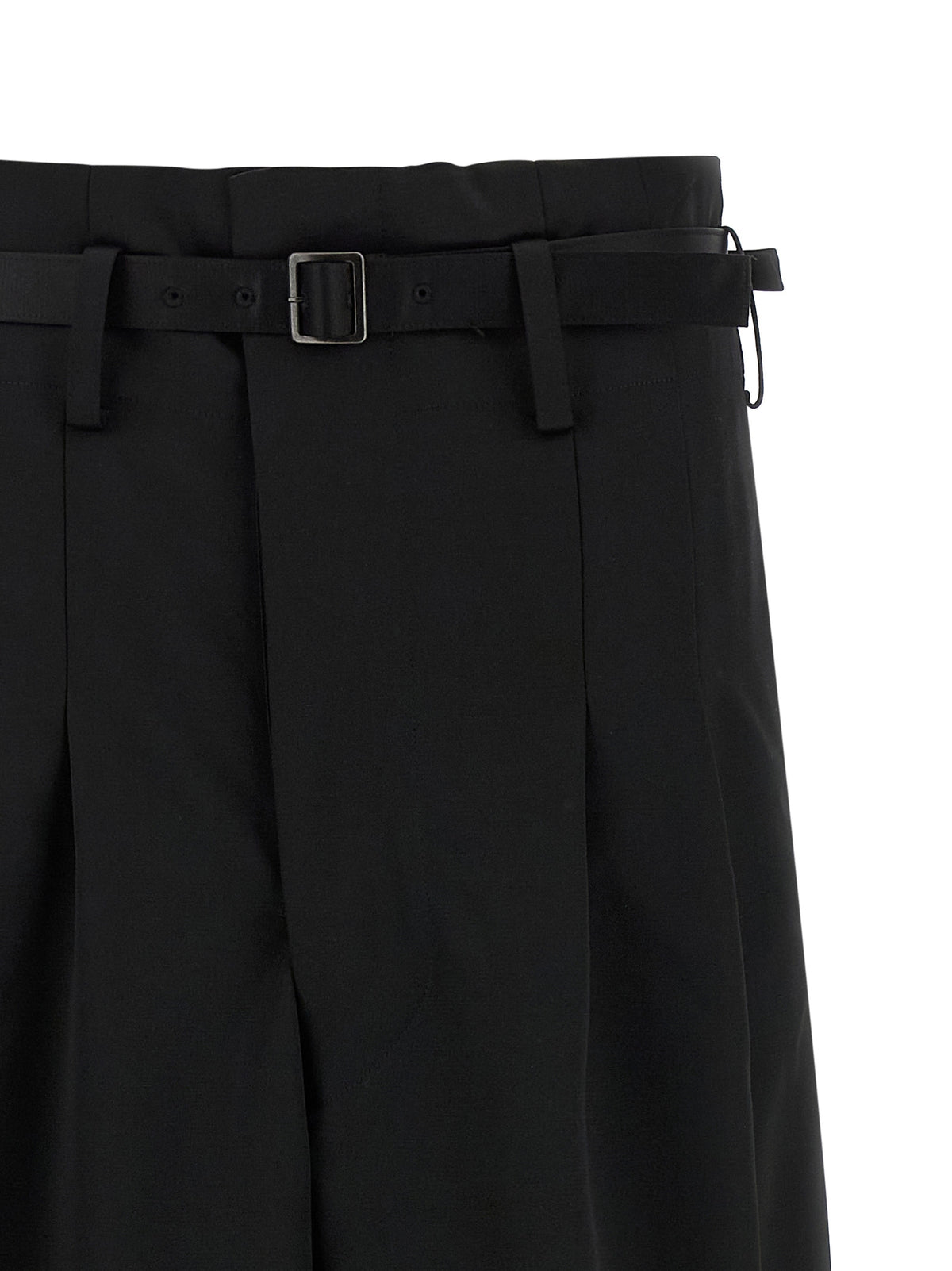 Junya Watanabe Black Acetate Flared Pants