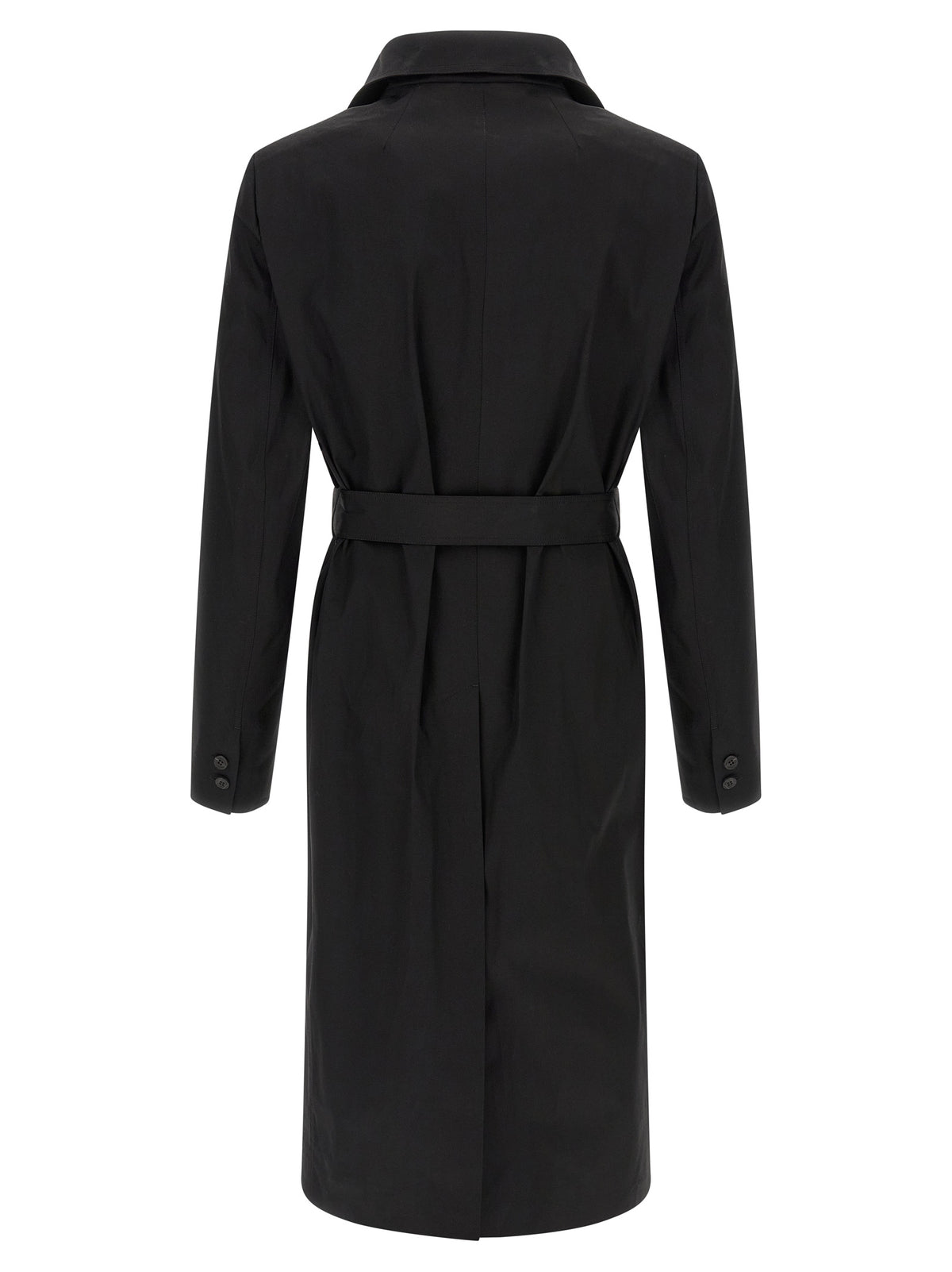 Manteau en coton noir Rick Owens