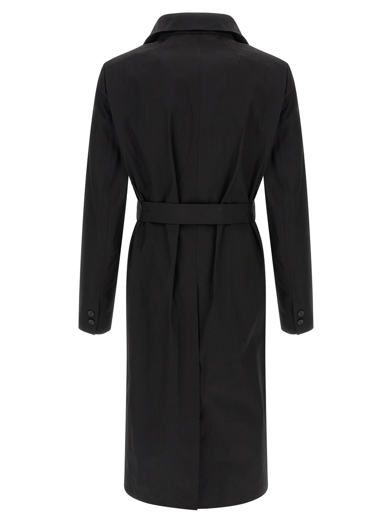 Manteau en coton noir Rick Owens