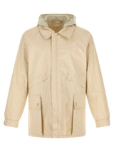 Lemaire Beige Linen Shell Jacket