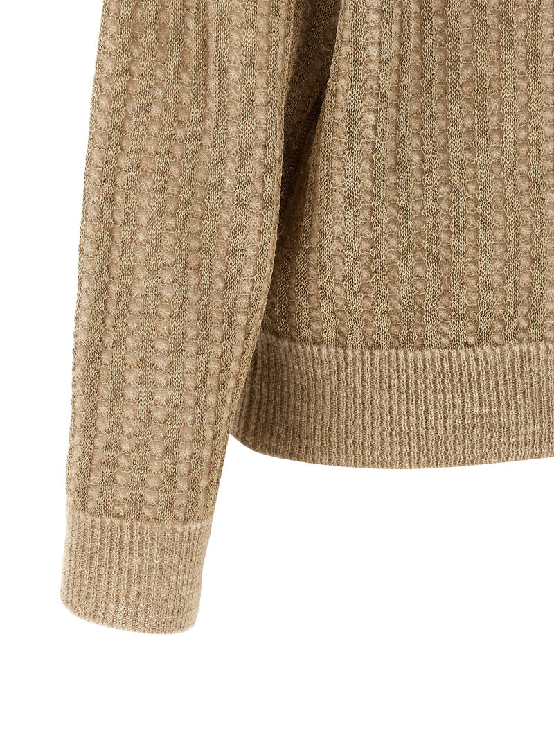Peserico Beige Viscose Cardigan