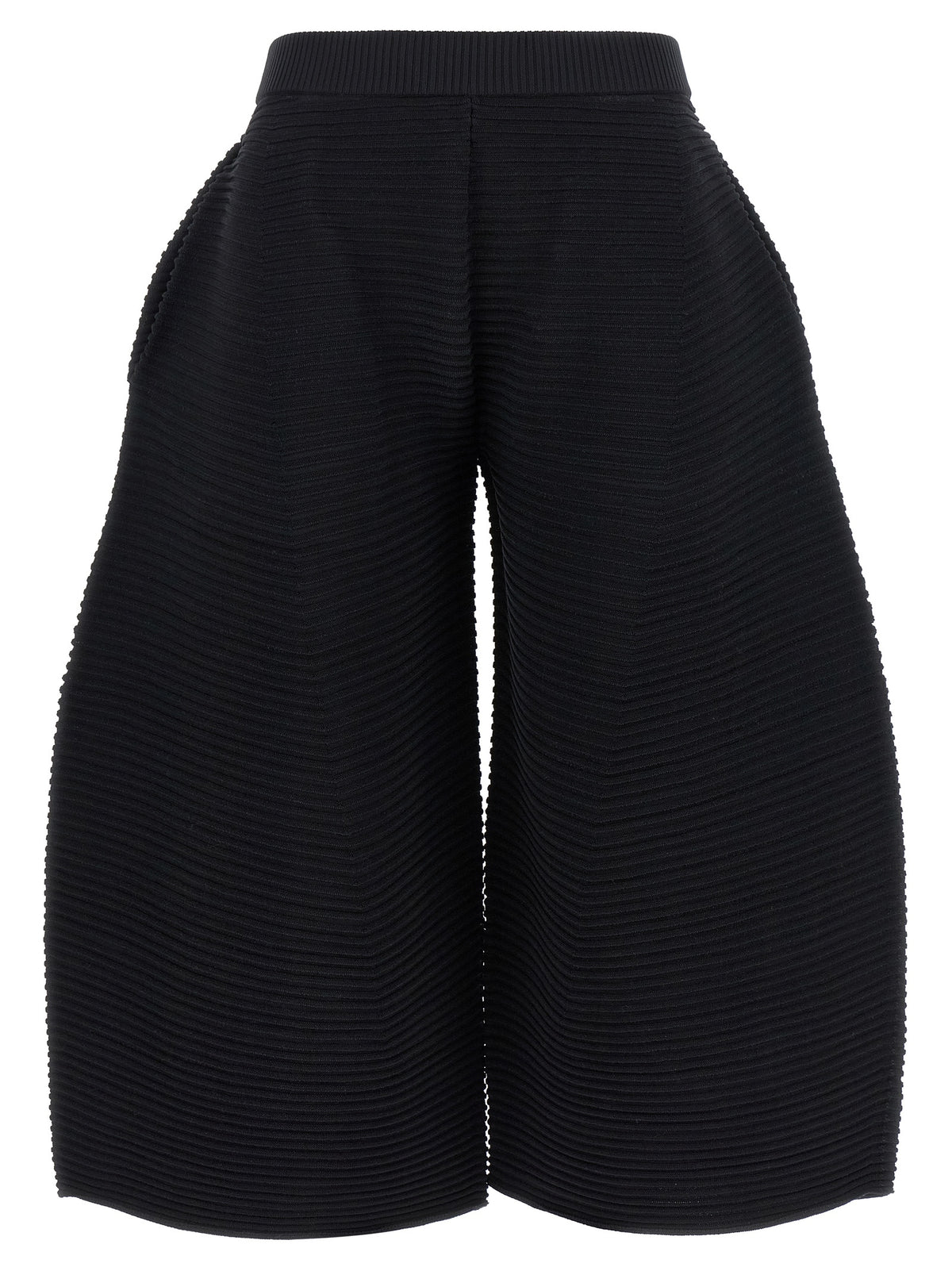 Pantalon court Issey Miyake en polyester noir