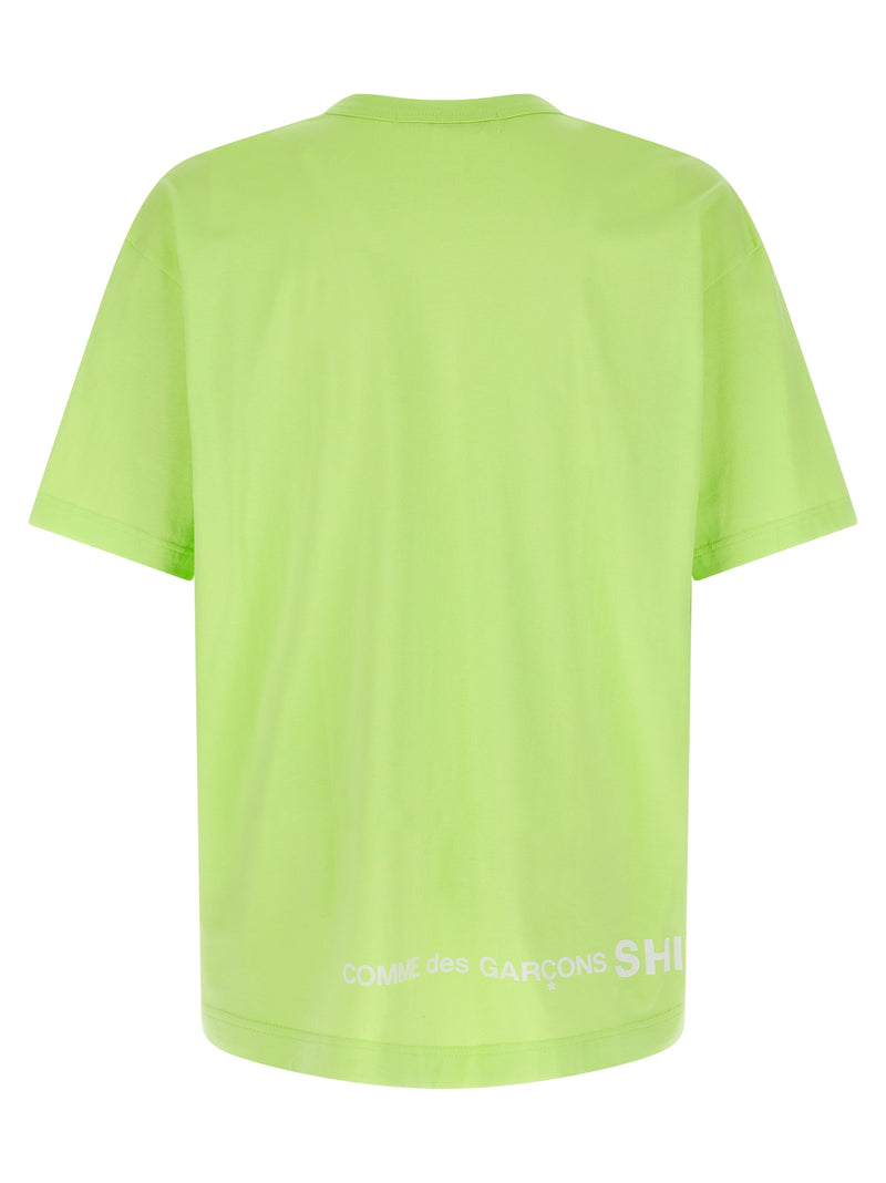 Comme Des Garçons Bicolor Cotton T-Shirt - Green