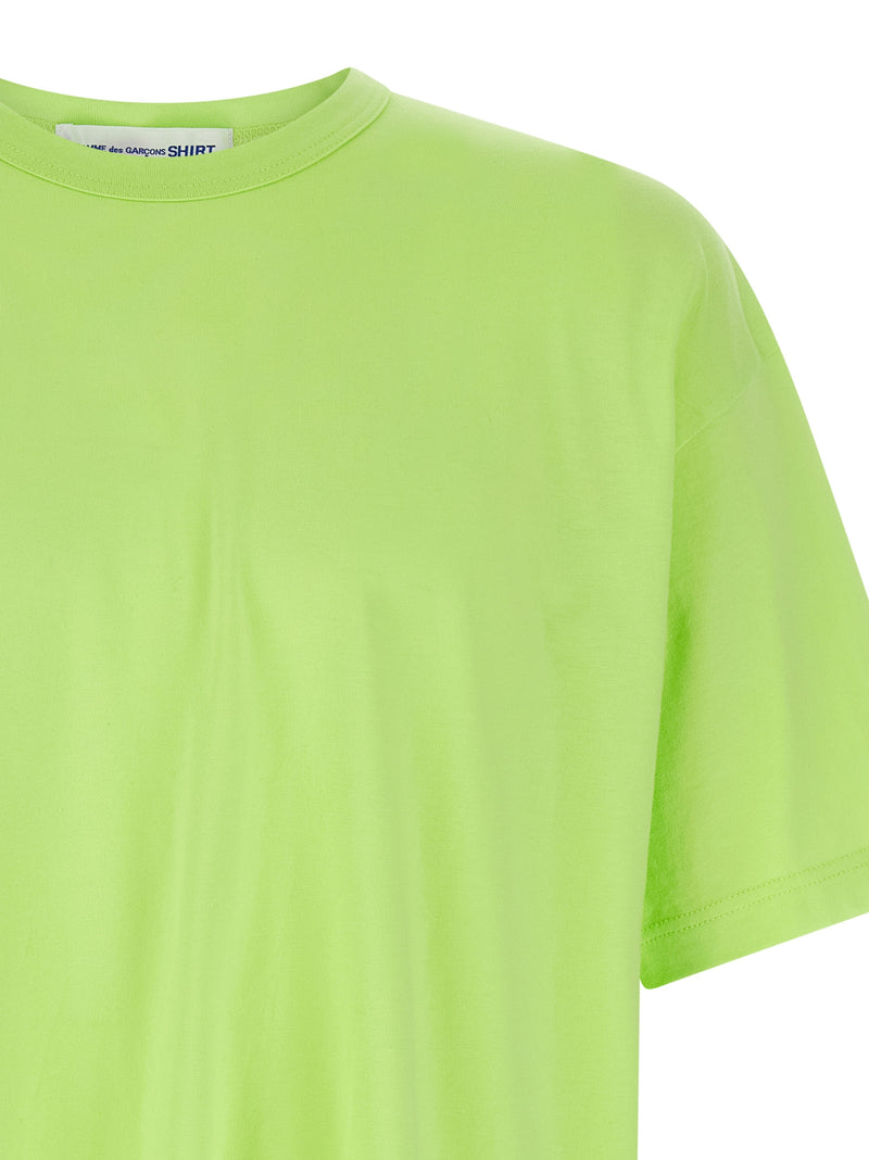 Comme Des Garçons Bicolor Cotton T-Shirt - Green