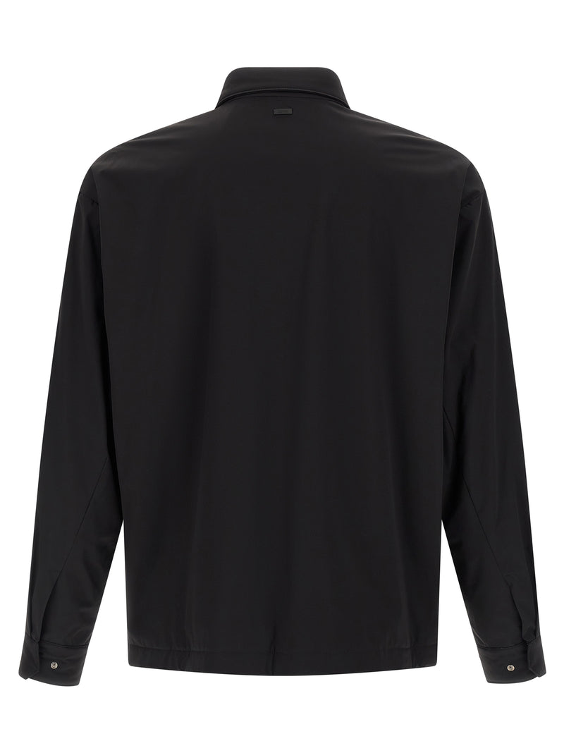 Veste Shell en polyamide noir Herno