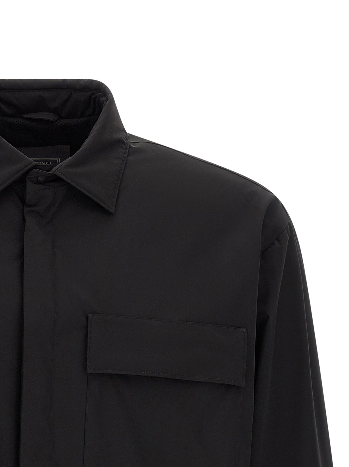 Veste Shell en polyamide noir Herno