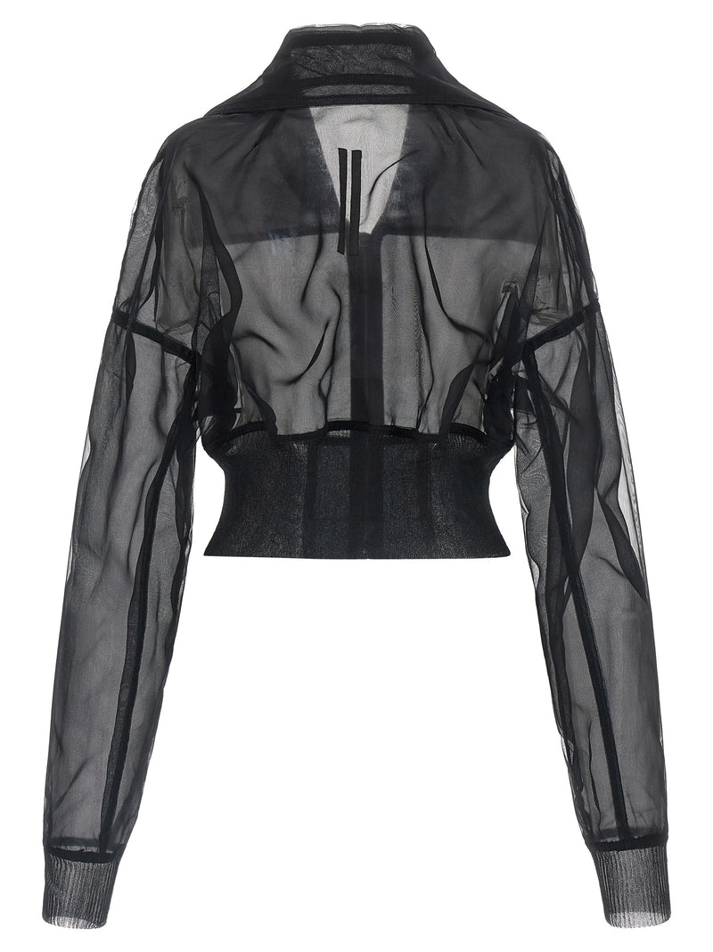 Bomber en nylon noir Rick Owens