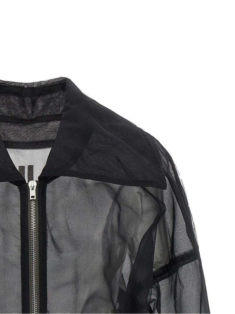 Bomber en nylon noir Rick Owens