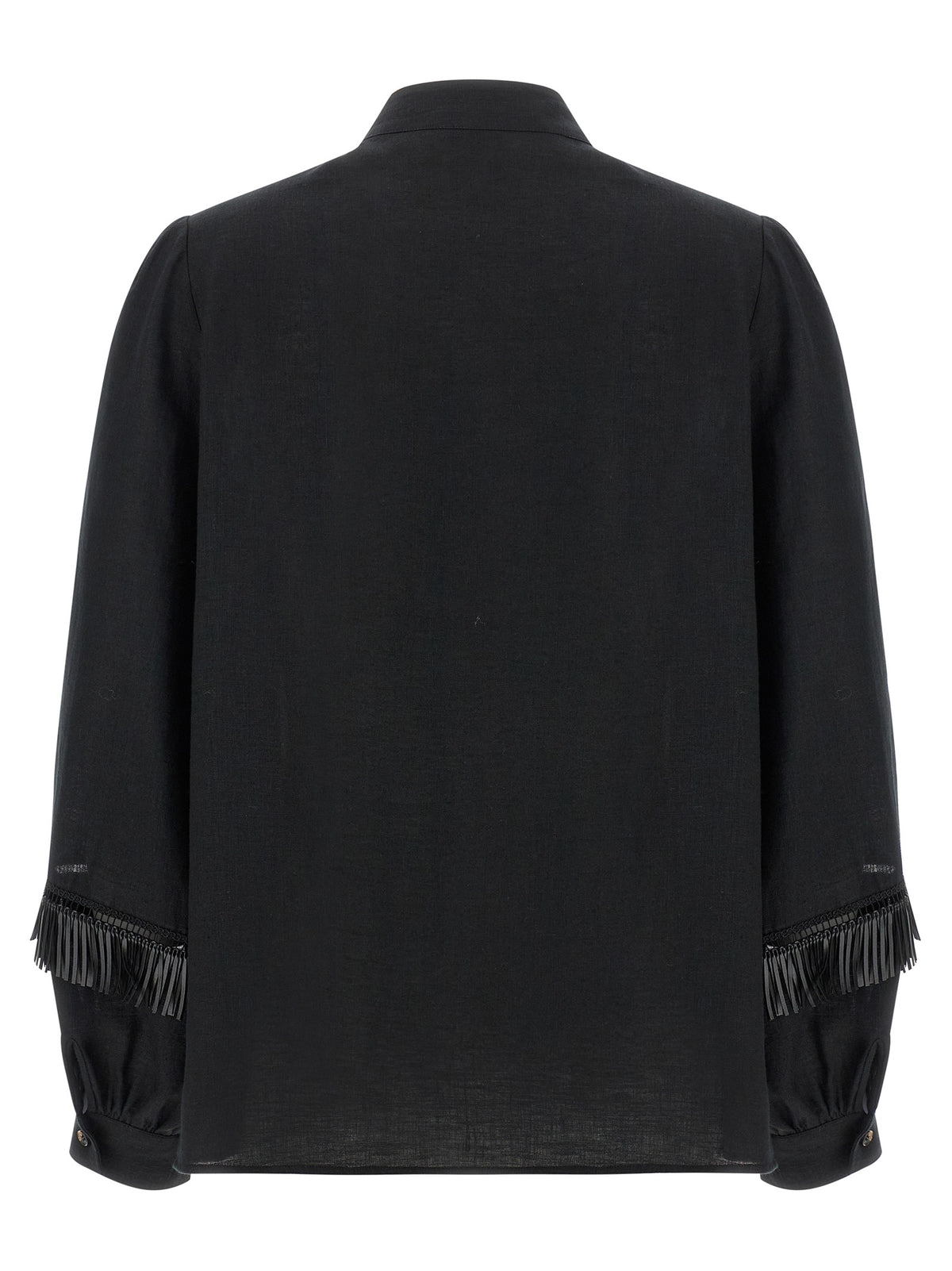 Chemisier en lin noir Kiton