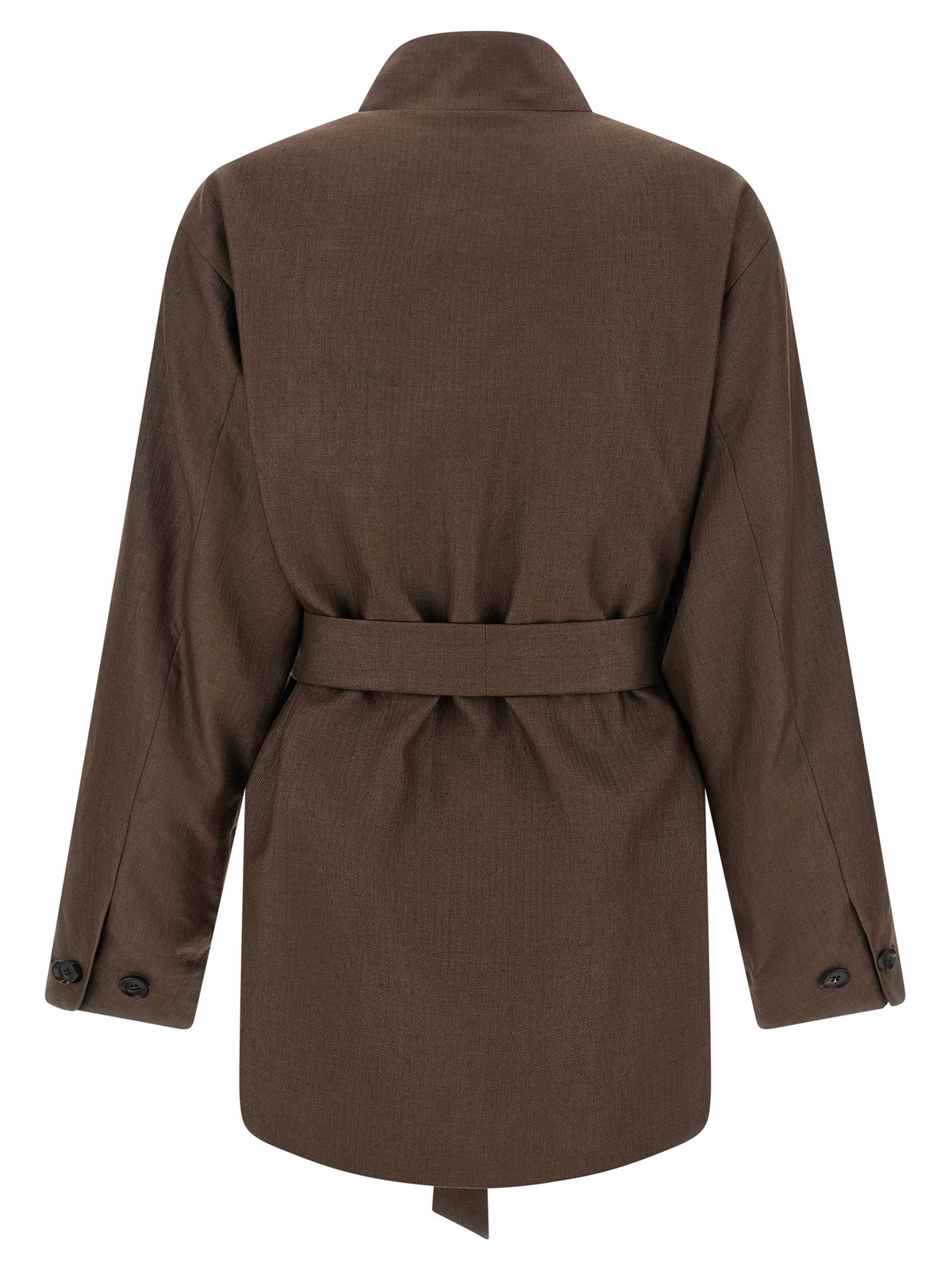 Blazer Kiton marron en polyamide