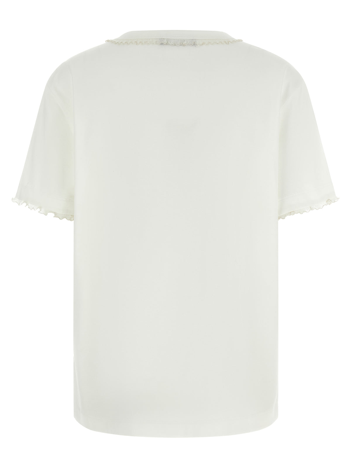 T-shirt Fabiana Filippi en coton blanc